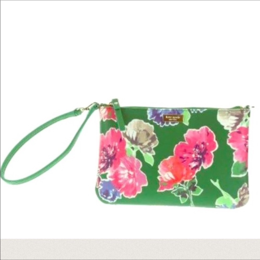 New Kate spade lucky spring bloom lolly wristlet
